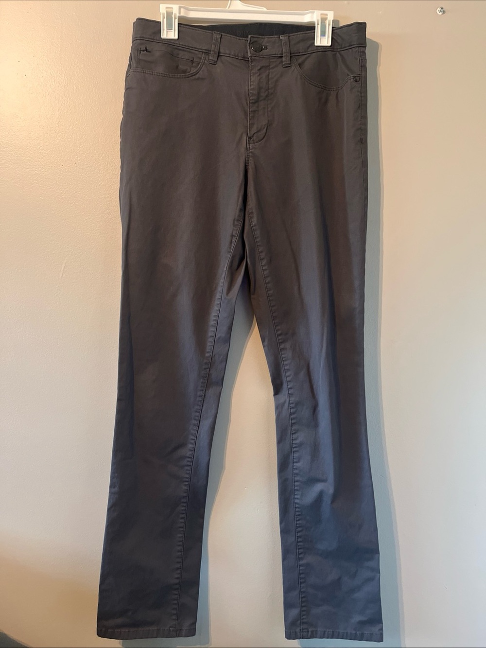 English Laundry Men's 32x34 Chino Pants Gray Cotton Blend Straight Leg Stretch